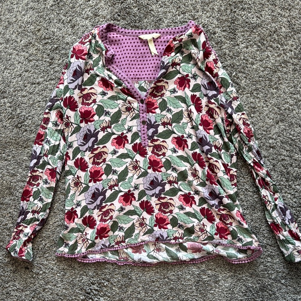 Matilda Jane Women’s Top Floral Long Sleeve Top